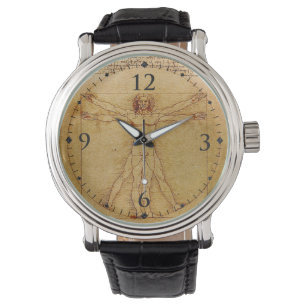 Montre Homme-Leonardo da Vinci de Vitruvian