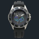 Montre homme réflexion colorée sport vélo BMX<br><div class="desc">Montre homme réflexion colorée sport vélo BMX</div>