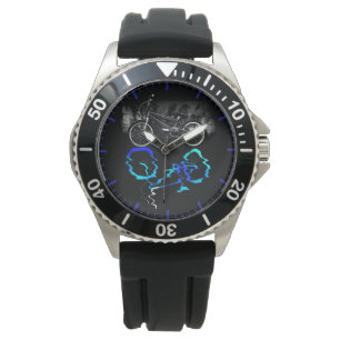 Montre homme réflexion colorée sport vélo BMX 