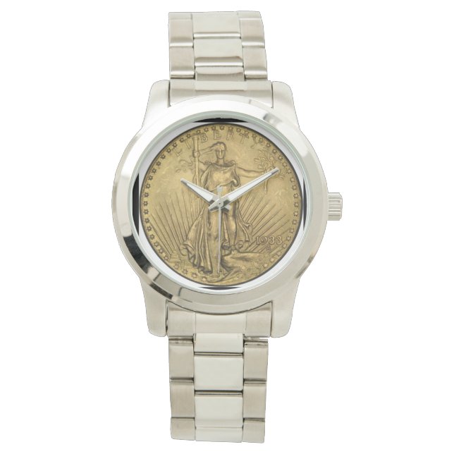 Montre Homme St. Gaudens (Double Eagle Gold Coin) (devant)