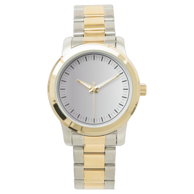 Montre Hommes monogrammes rustiquesDeux tonalités surdime (devant)
