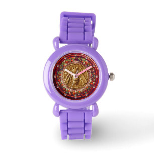 MONTRE HONEY BEE / ROUGE VERT FLORENTINE FLORALE COWN
