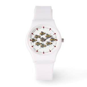 Montre HONEY BEES / BEEKEEPER BEEKEEPER White