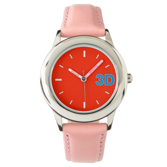 Montre Horloge 3D 2. (devant)