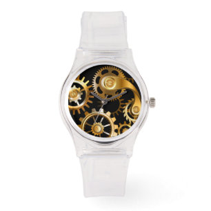 Montre Horloge à vapeur avec libellule mécanique