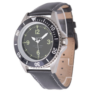 Montre Horloge d'aéronef de l'armée américaine rétro
