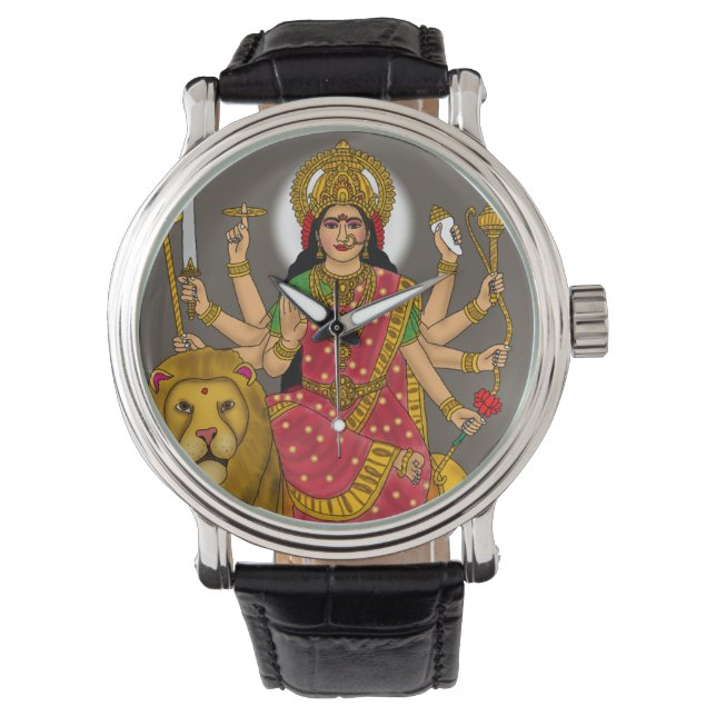 Montre Horloge de la déesse Durga (devant)