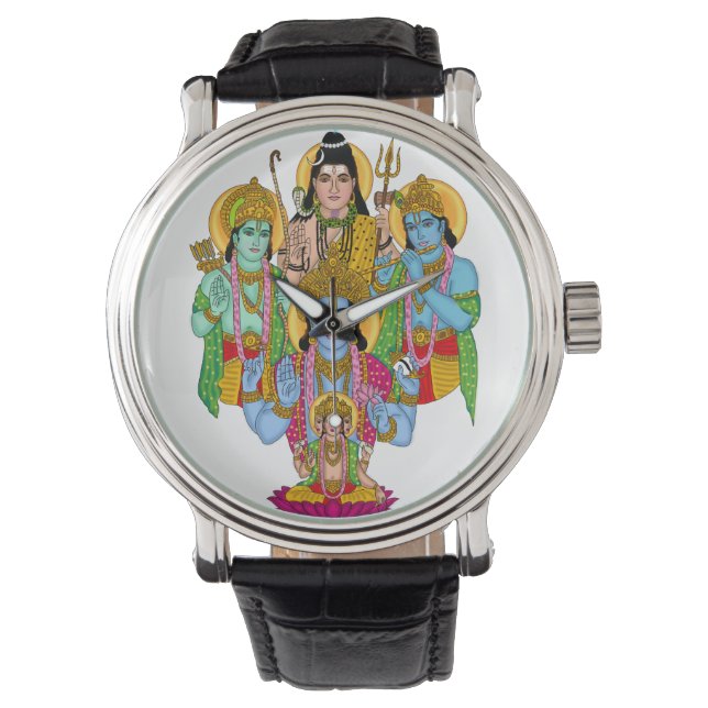 Montre Horloge des Dieux Hindous (devant)