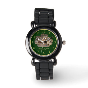 Montre Horloge des enfants ~ Chouettes à l’arrachage des