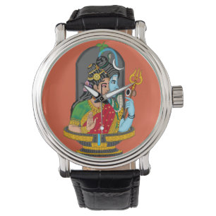 Montre Horloge divine Shiva Parvati