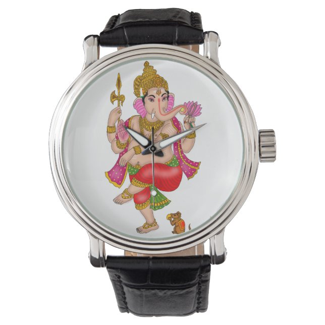 Montre Horloge Ganesha dansant (devant)