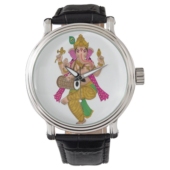 Montre Horloge Ganesha dansant (devant)