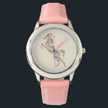 Montre Horloge Infantile Cheval<br><div class="desc">Créé spécialement pour passionnés par des chevaux.</div>