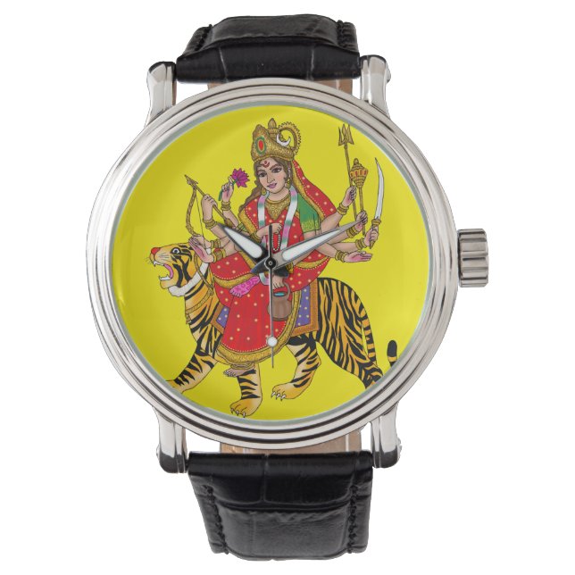 Montre Horloge murale déesse Chandraghanta (devant)
