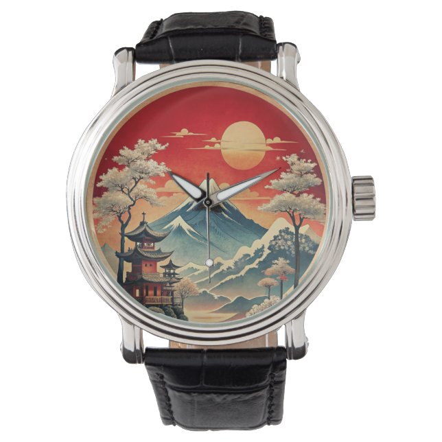 Montre Horloge murale japonaise Wristwatch (devant)