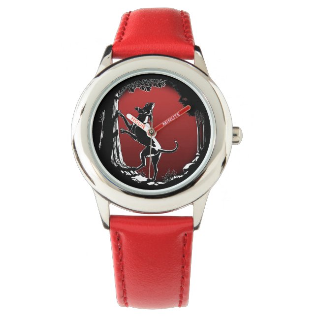 Montre Hound Chien Watch L'Amoureux des chiens Wrist Watc (devant)