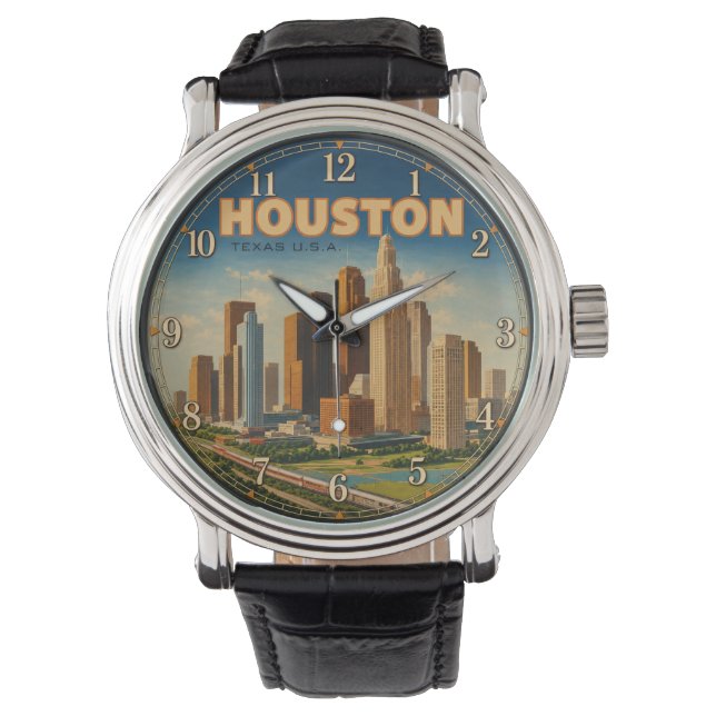 Montre Houston Texas Skyline  (devant)