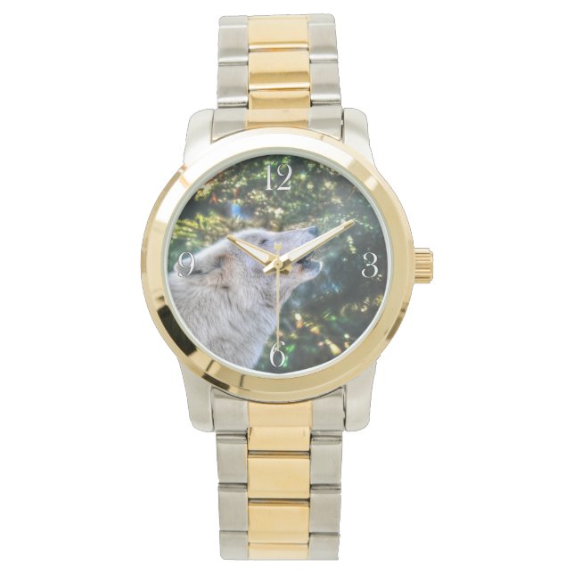 Montre Howling Arctic Wolf Nature et Faune (devant)