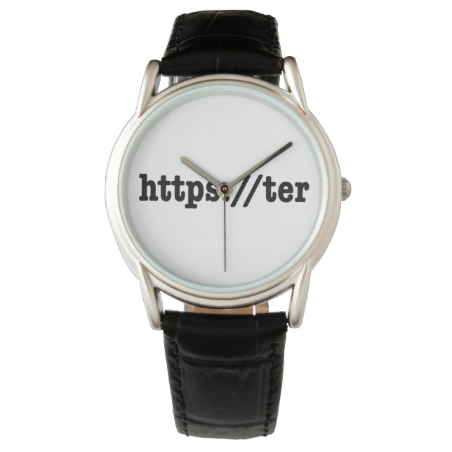 Montre https://ter / code html (devant)