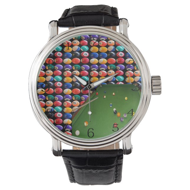 Montre Huile De Table De Huitième Ball Avec Boules Et Coe (devant)