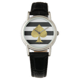 Montre Huile d'or Ace de pique