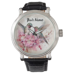 Montre Humming Birds with Flowers