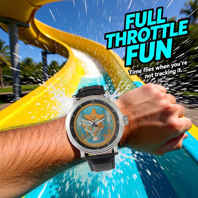 Montre Humorous Starfish Bathroom Clock (Créateur téléchargé)