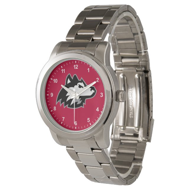 Montre Huskies du nord de l'Illinois (Incliné)