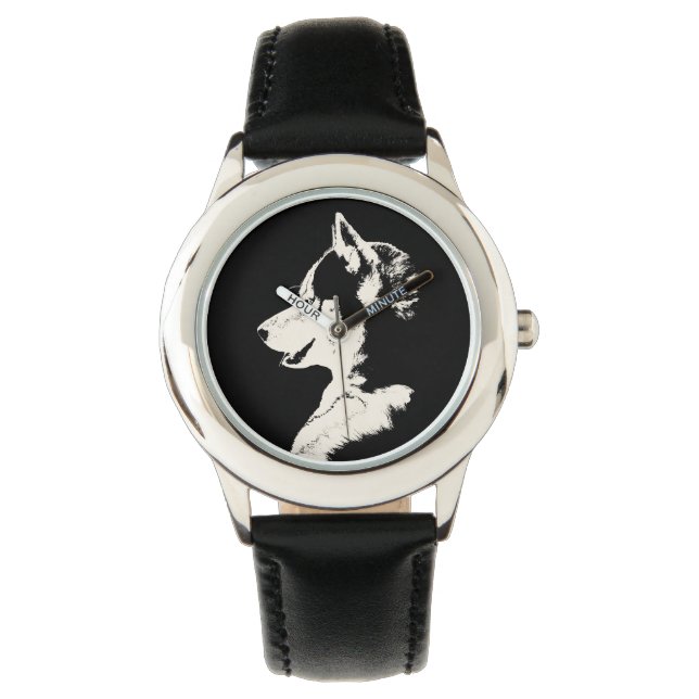 Montre Husky Watch Sibérienne Husky Malamute Wrist Watch (devant)