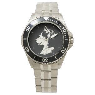 Montre Husky Watch Sibérienne Husky Malamute Wrist Watch