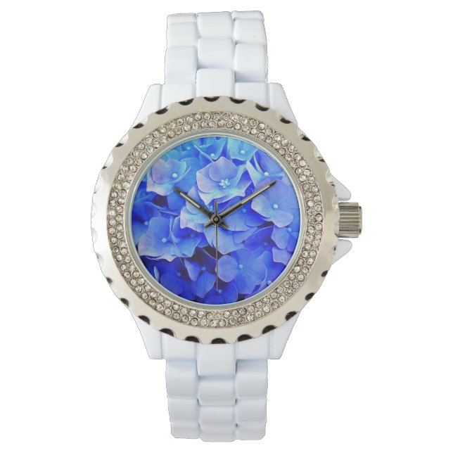 Montre Hydrangea Blues (devant)