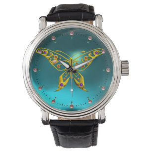 Montre HYPER BUTTERFLY, bleu turquoise Turquoise