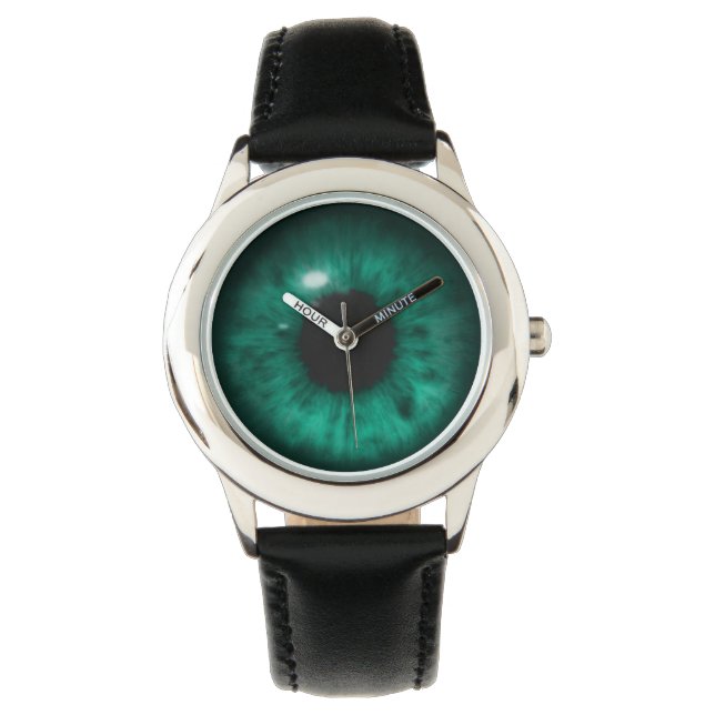 Montre Hypnotique profonde Aqua Marine Vert Oeil Retina (devant)
