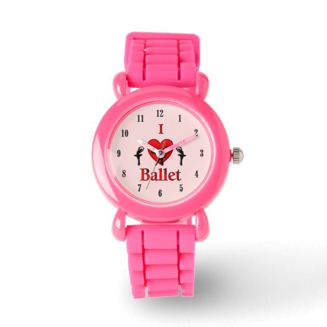 Montre I Heart Ballet Danse rose (Recto)
