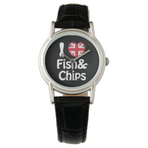 Montre I Heart [Love] Poisson & Chips
