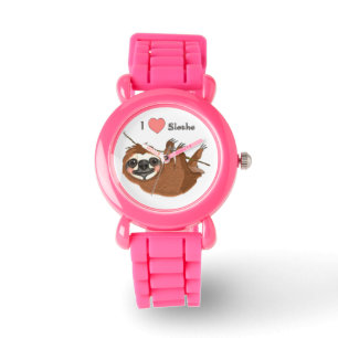 Montre I Heart Sloths Baby Animaux
