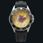 Montre I Love Accordion Music<br><div class="desc">I love accordion music,  red accordion design.</div>