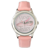 I Love Ballet Ballerina Pink Slipper professeur de