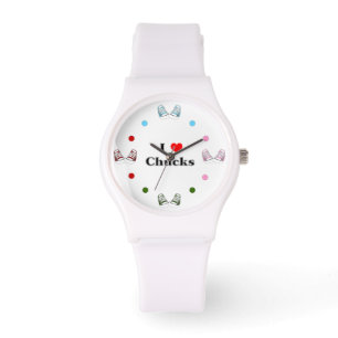 Montre I Love Chucks Watch (blanc)