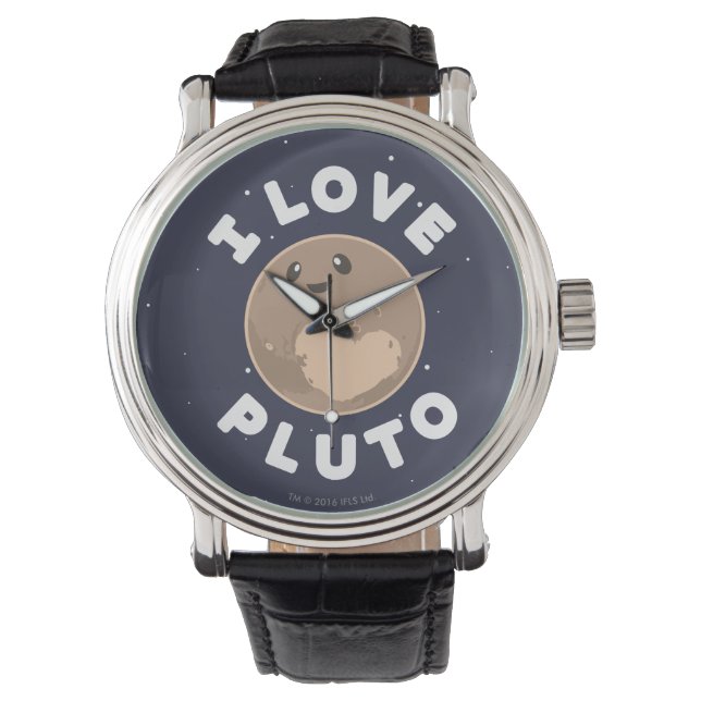 Montre I Love pluton (devant)