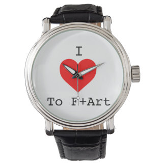 Montre I LOVE To F+Art Watch by The F+Art Cafe
