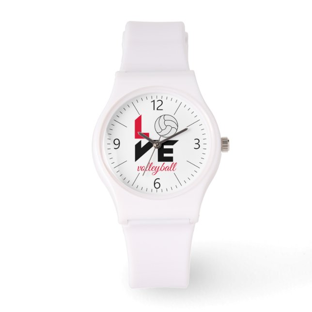 Montre I Love volleyball (Recto)
