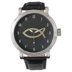 Montre Ichthus - Symbole chrétien du poisson
