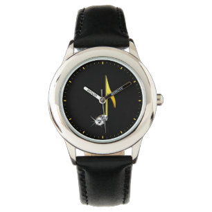 Montre Icône or d'une note musicale 1/8