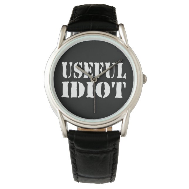 MONTRE IDIOT UTILE (devant)