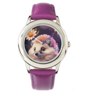 Montre Igel romantique avec fleurs