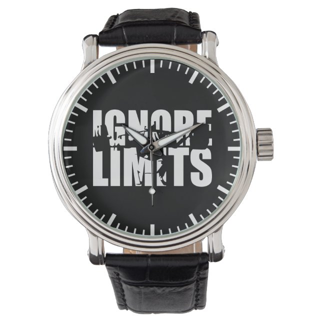 Montre IGNORE LIMITS - Exercice de la journée de la jambe (devant)