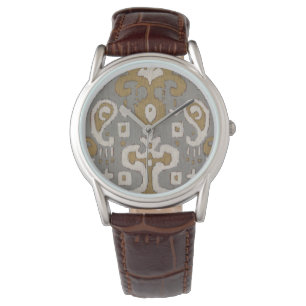 Montre Ikat ocre I