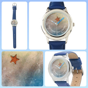 Montre Il est temps de souhaiter un Starfish Whimsical po