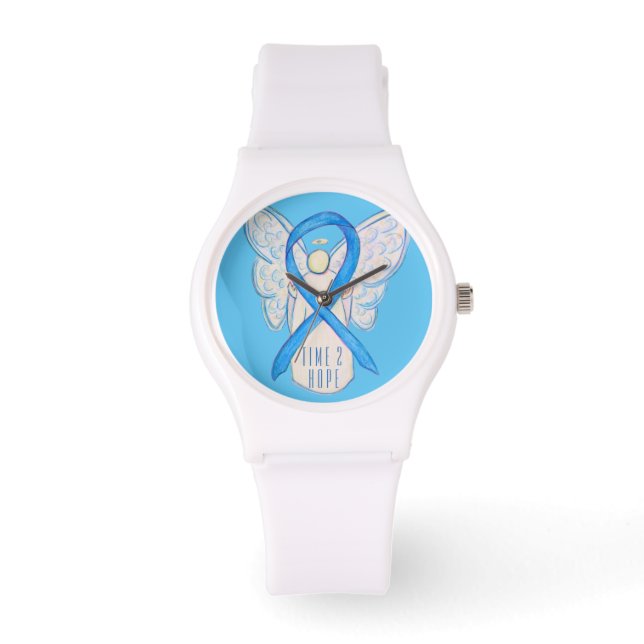 Montre Il est temps d'espérer un bleu clair de sensibilis (Recto)